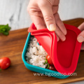 High and low temperature resistant silicone lunch box